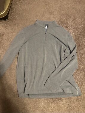 Men’s super nice gray half zip - size XXL - Johnnie-O brand